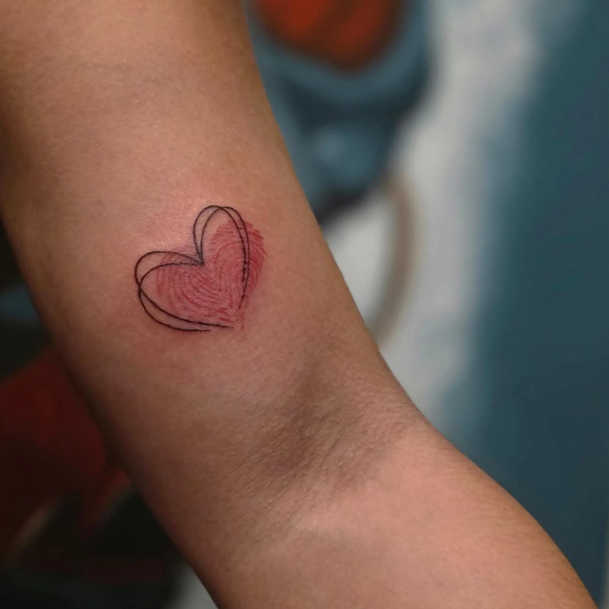 colorful tattoo on skin